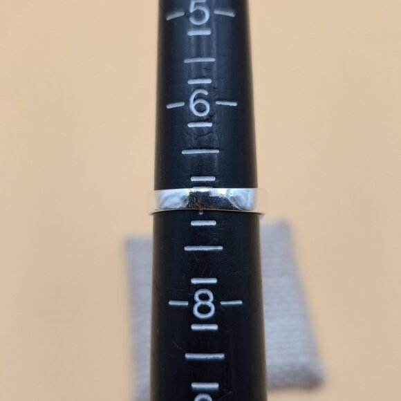 Size 7 Sterling Silver Cubic Zirconia And Marcasite Gems Ring A4601 - Picture 7 of 9